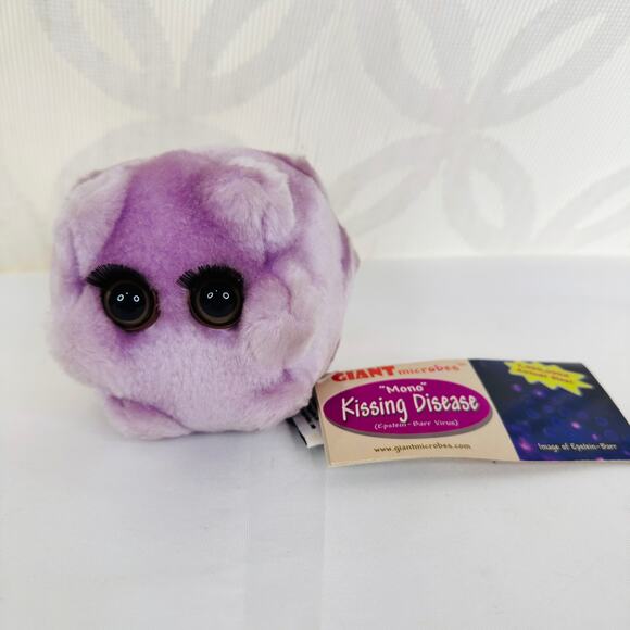 GIANTmicrobes Kissing Mono Disease Plush NWT - Picture 10 of 12